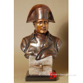 Napoleon bronze bust with eagle sculpture for home decor
